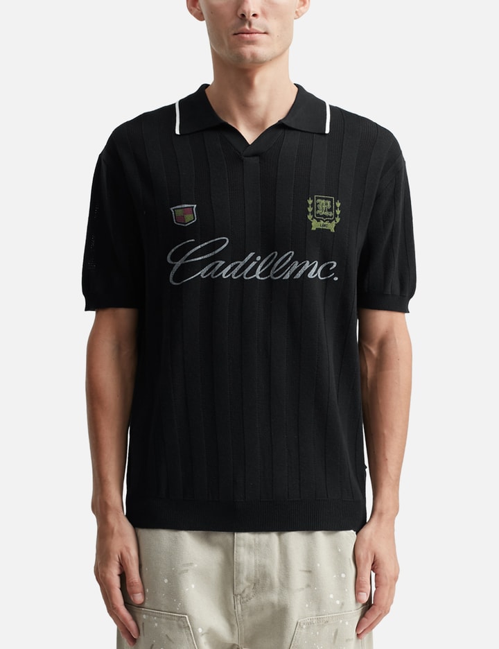Mesh Knit Polo Shirt