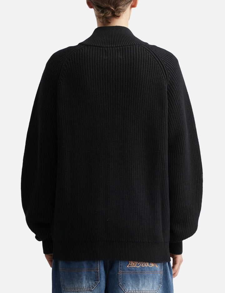 Dragon Zip-Thru Knit Sweater