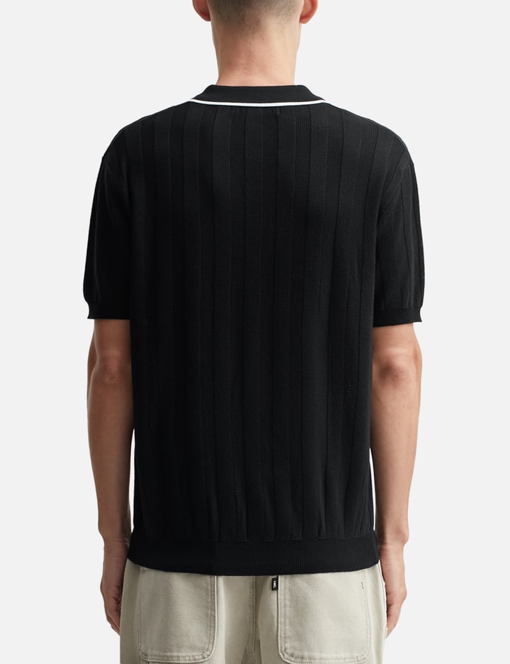 Mesh Knit Polo Shirt