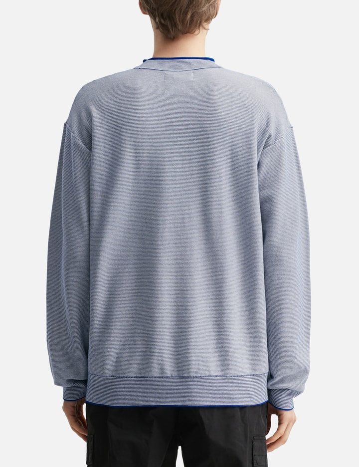 Blurred Emblem Knit Sweater