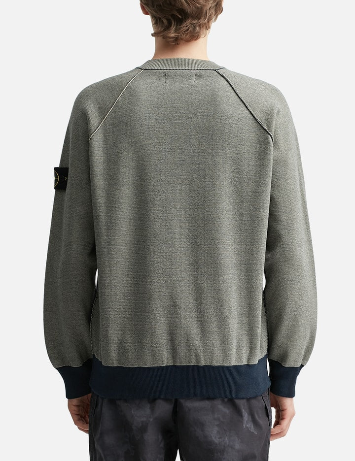 Bi-Color Knit Sweater