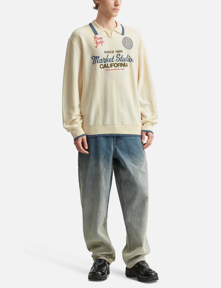 Pure Gold Collared Sweater