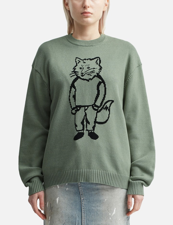 Dressed Fox Intarsia Jumper