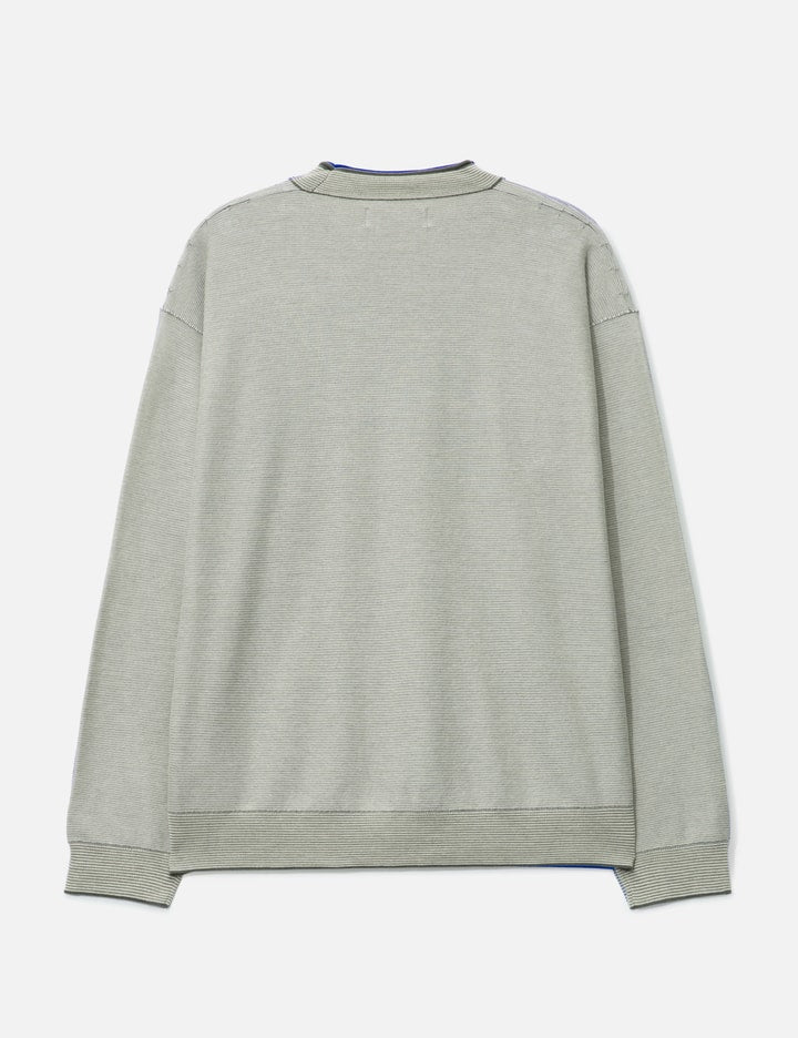 Blurred Emblem Knit Sweater
