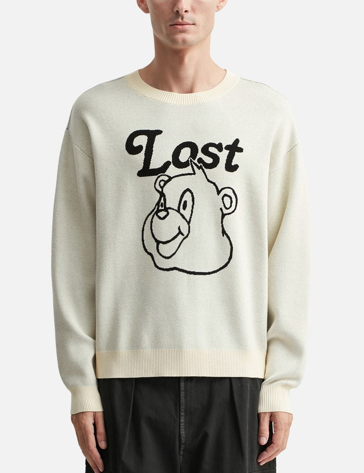 Bear Face Knit Sweater