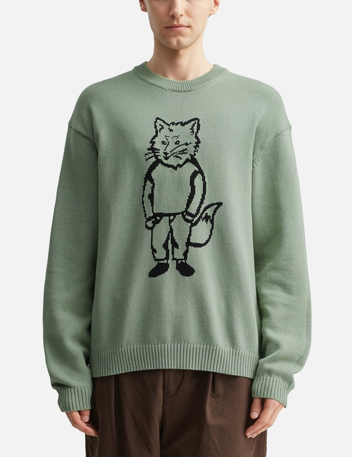 Dressed Fox Intarsia Jumper