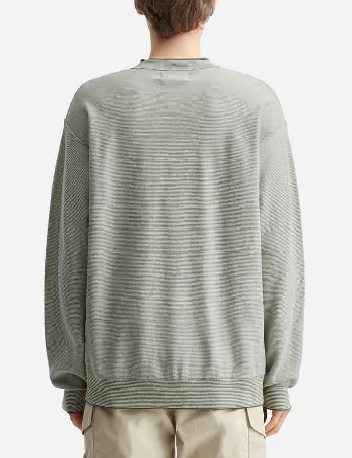 Blurred Emblem Knit Sweater