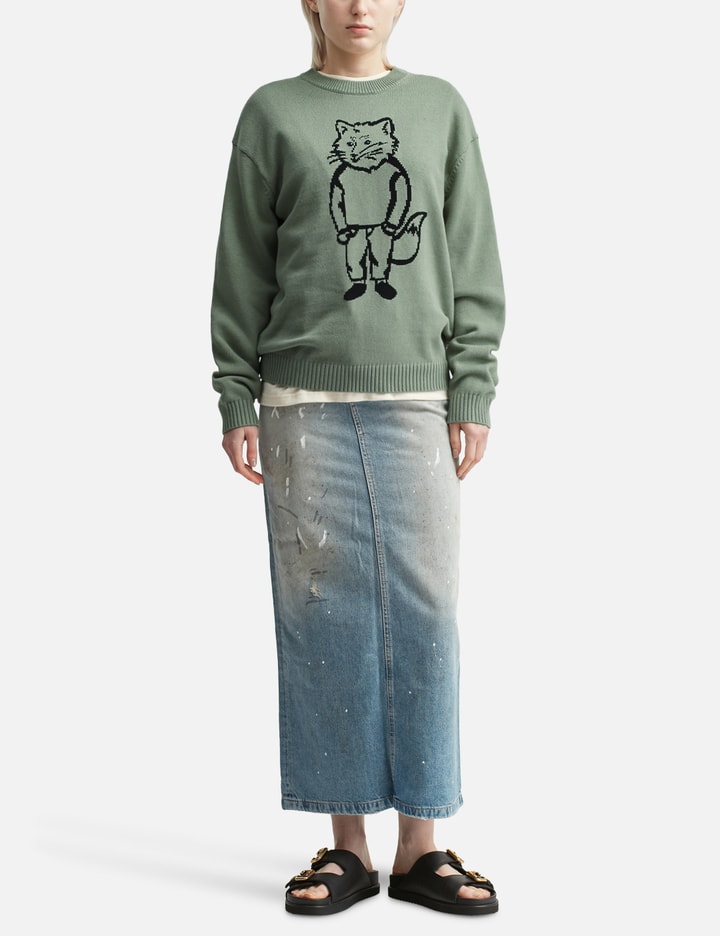 Dressed Fox Intarsia Jumper