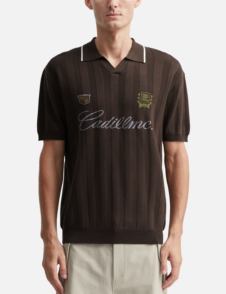 Mesh Knit Polo Shirt