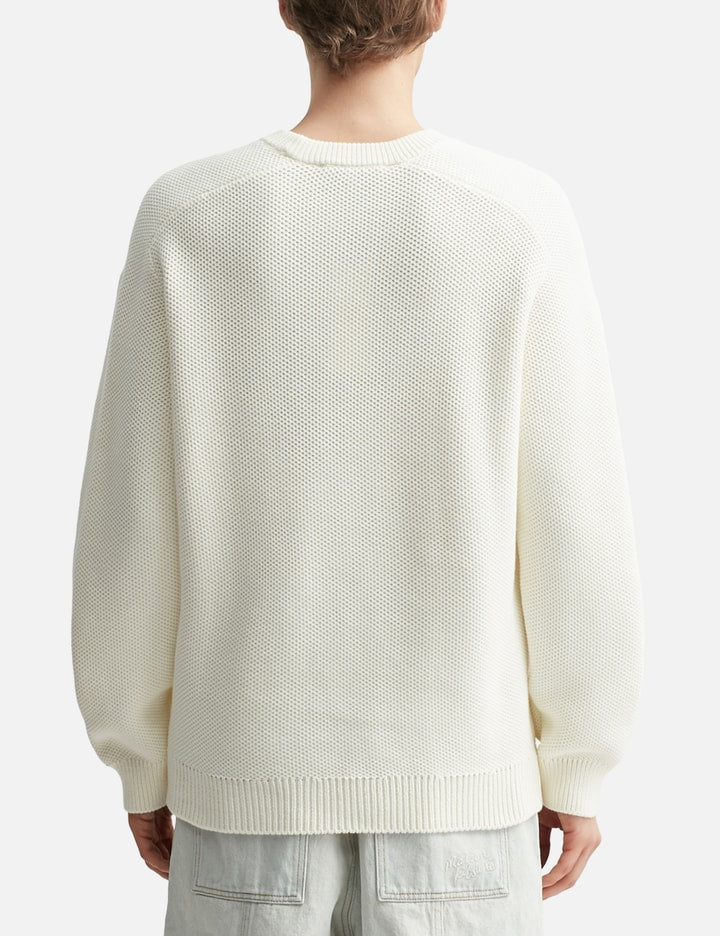 Kitsuné Varsity Embroidered Mesh Jumper