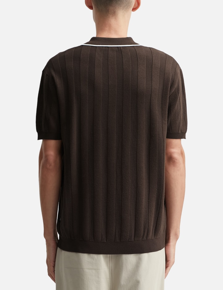 Mesh Knit Polo Shirt