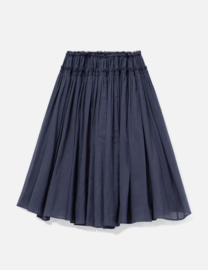 Lace String Gathered Long Skirt