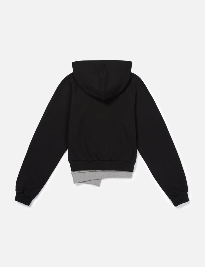 Layered Double-Zip Hoodie