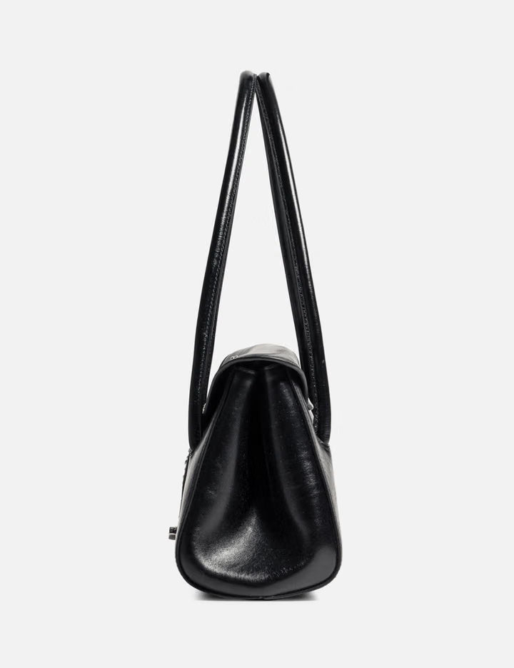 Leather Retro Shoulder Bag With Studs