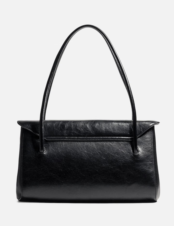 Leather Retro Shoulder Bag With Studs