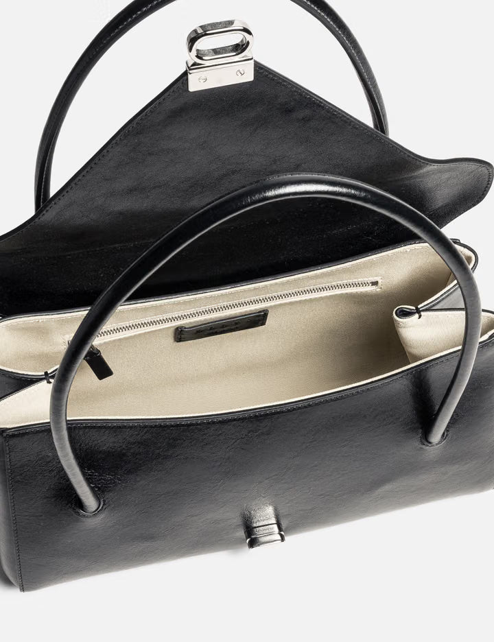Leather Retro Shoulder Bag With Studs