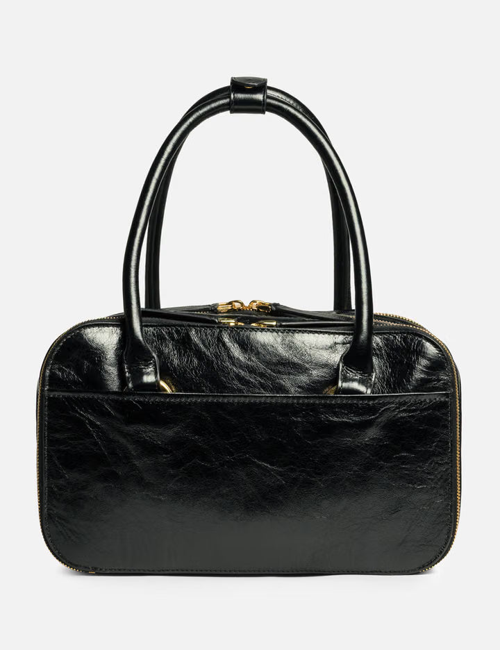 Leather Small Boxyne Bag