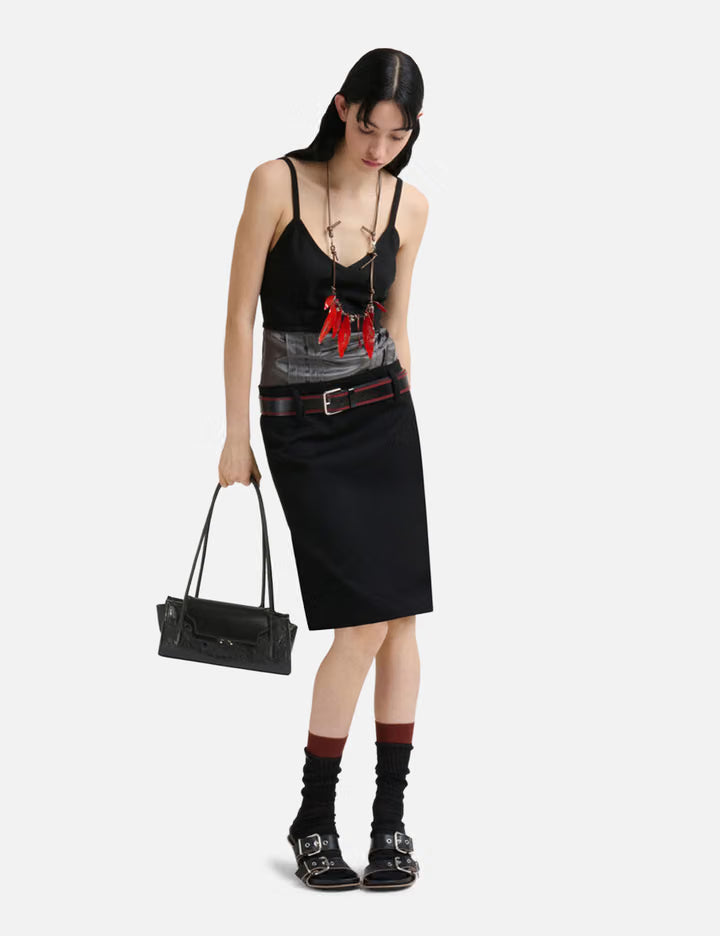 Leather Trunkette Bag