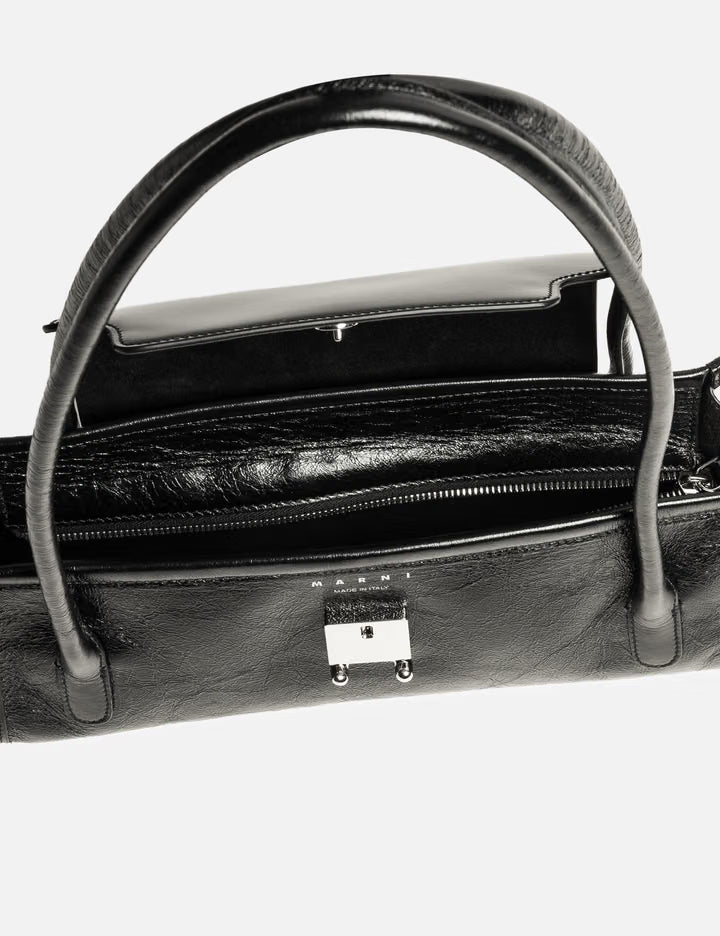 Leather Trunkette Bag