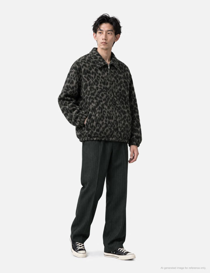 Leopard Blanket Blouson
