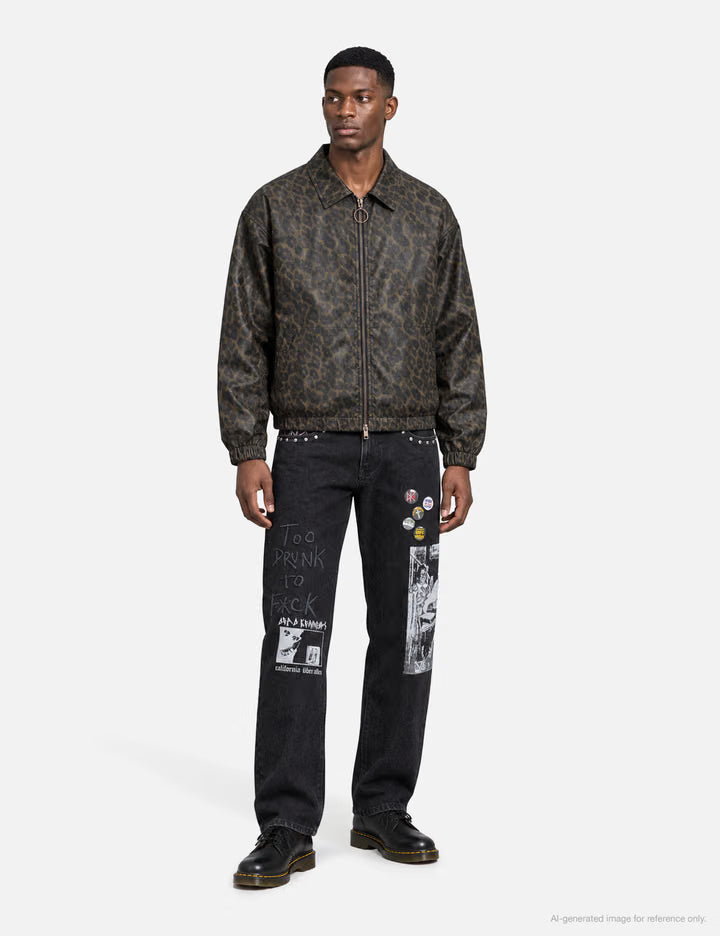 Leopard Waxed Jacket