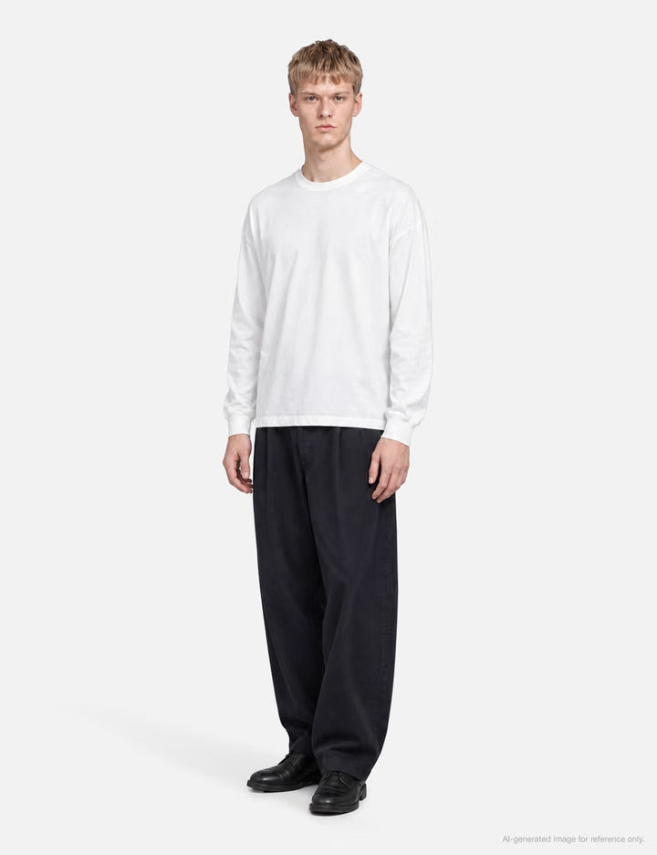 Suvin Cotton YOKE T-Shirt Long Sleeves