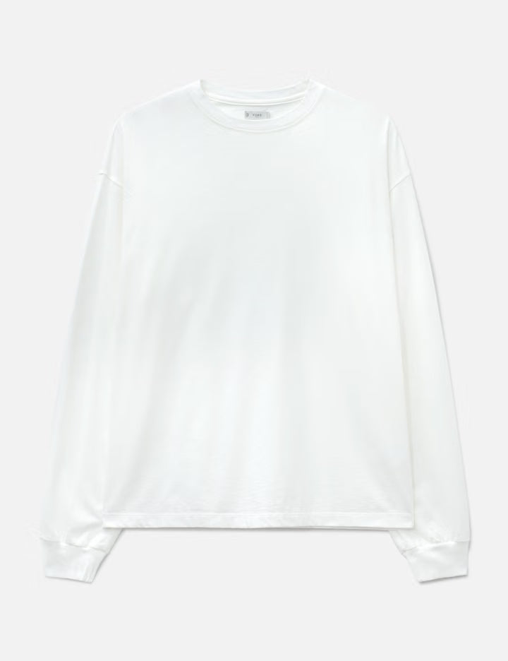 Suvin Cotton YOKE T-Shirt Long Sleeves