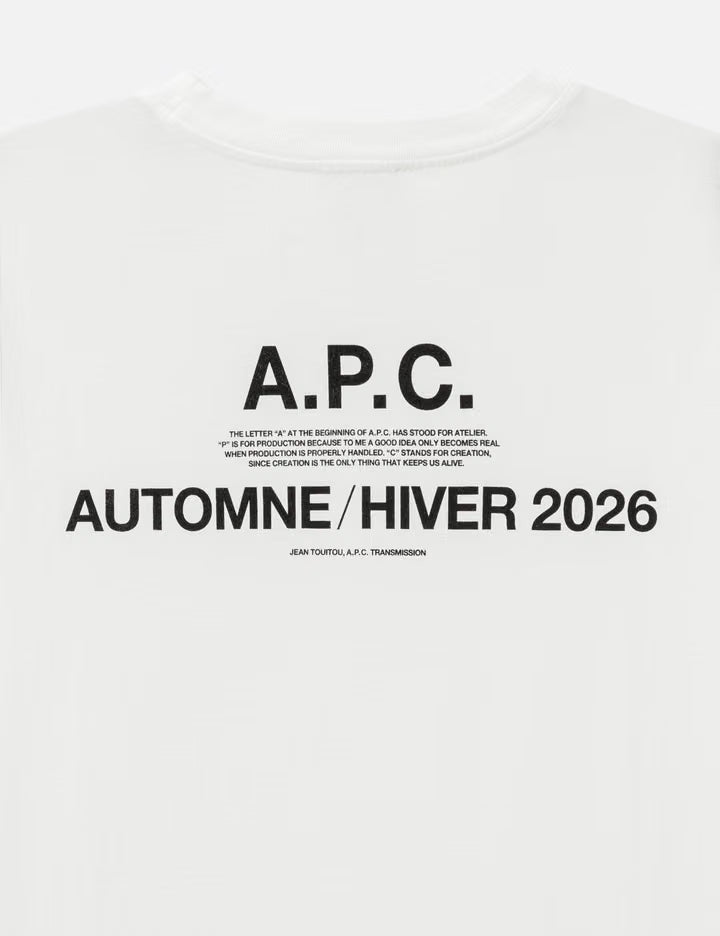 Long-Sleeved A.P.C. Autumn/Winter 26 T-Shirt