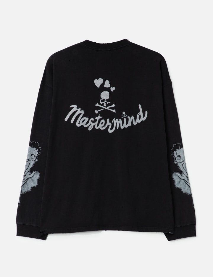 Mastermind World x X Betty Boop Damaged Long Sleeve T-shirt