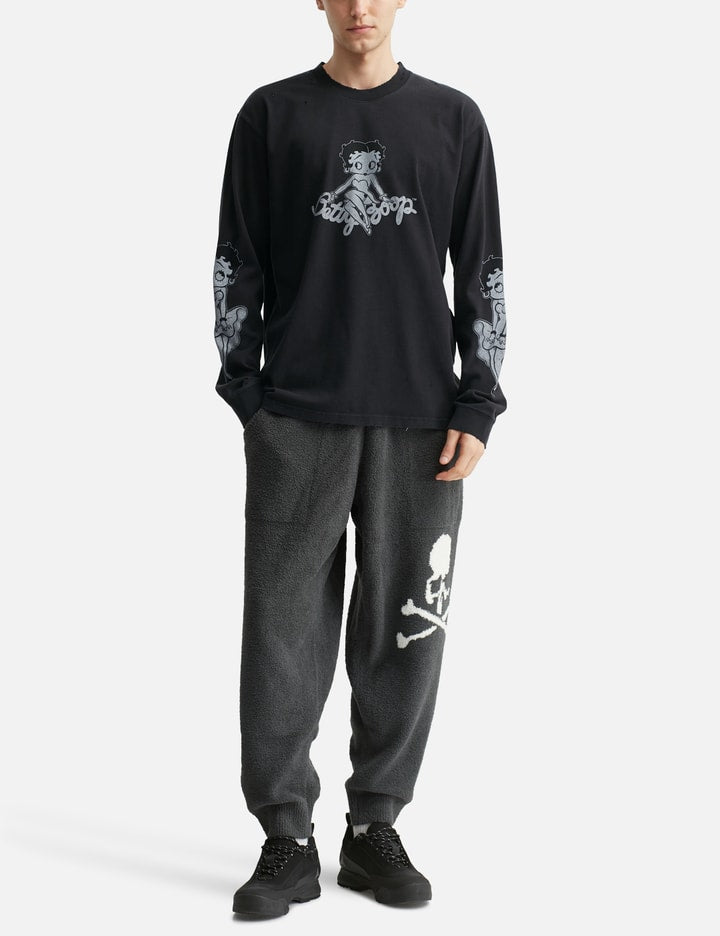 Mastermind World x X Betty Boop Damaged Long Sleeve T-shirt