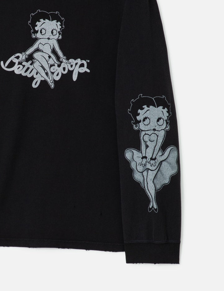 Mastermind World x X Betty Boop Damaged Long Sleeve T-shirt