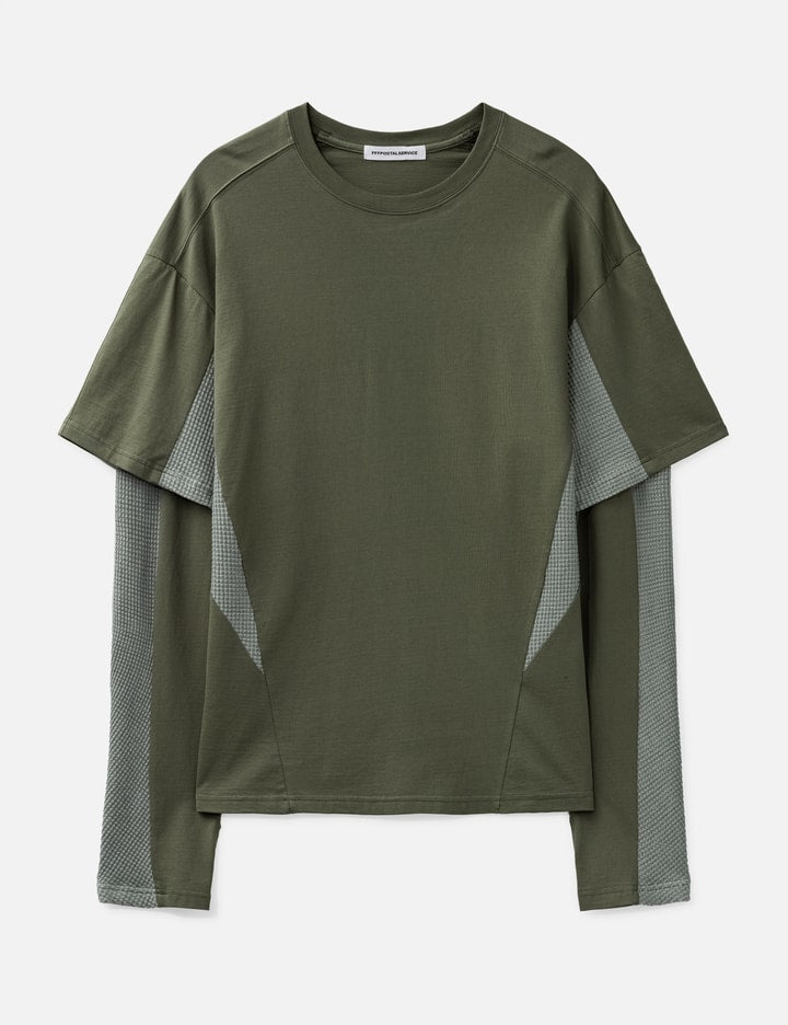 Diffraction Knit Layered Longsleeve