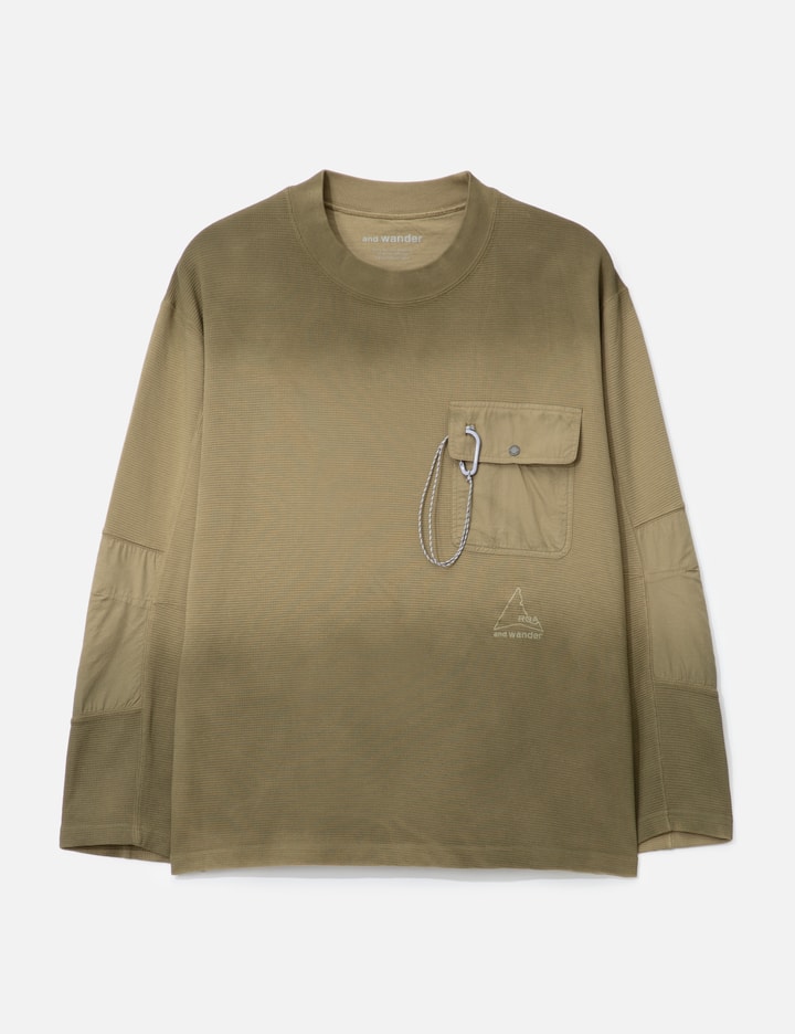 ROA x and wander Garment-dyed Long Sleeve