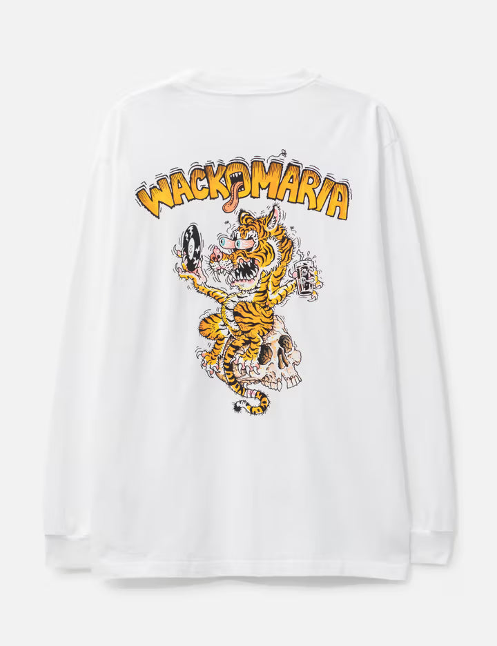 Tim Lehi / Washed Heavy Weight Crewneck Long Sleeves T-Shirt