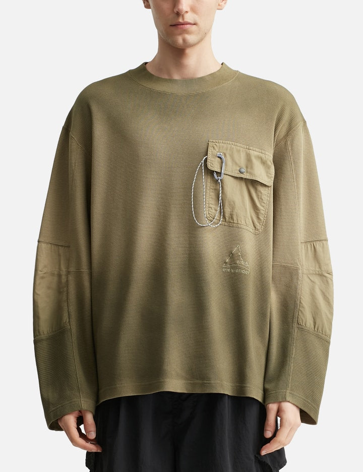 ROA x and wander Garment-dyed Long Sleeve