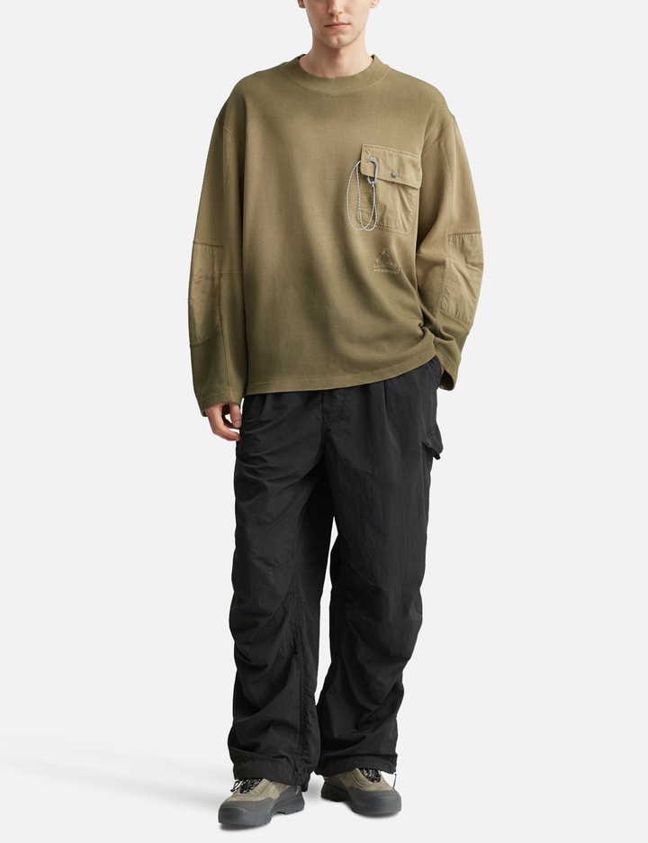 ROA x and wander Garment-dyed Long Sleeve