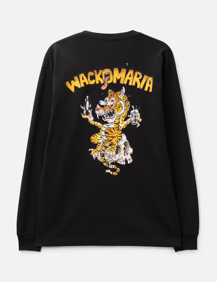 Tim Lehi / Washed Heavy Weight Crewneck Long Sleeves T-Shirt