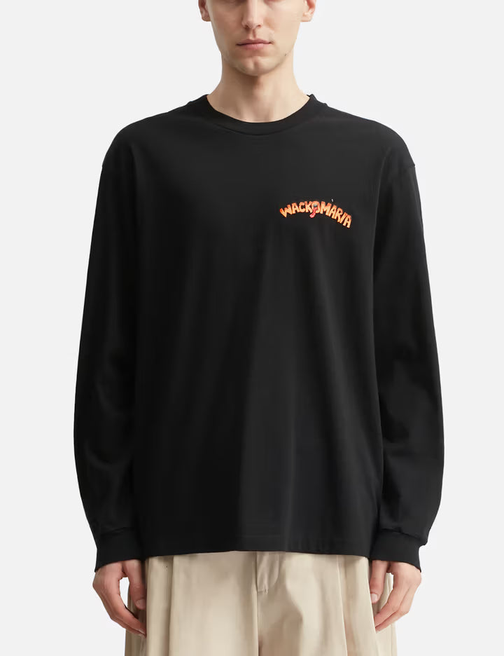 Tim Lehi / Washed Heavy Weight Crewneck Long Sleeves T-Shirt