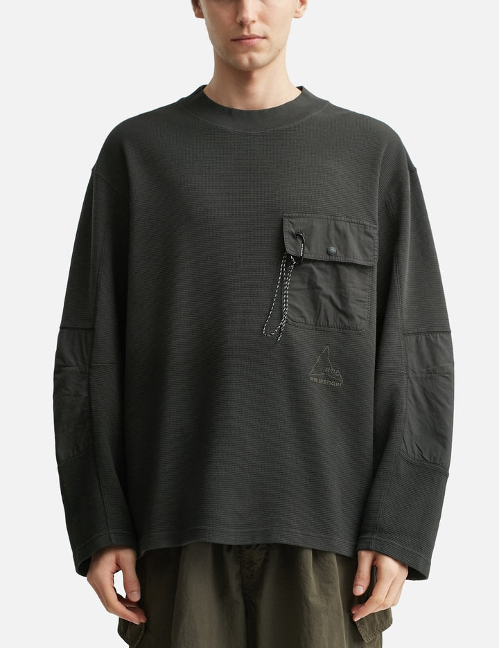 ROA x and wander Garment-dyed Long Sleeve