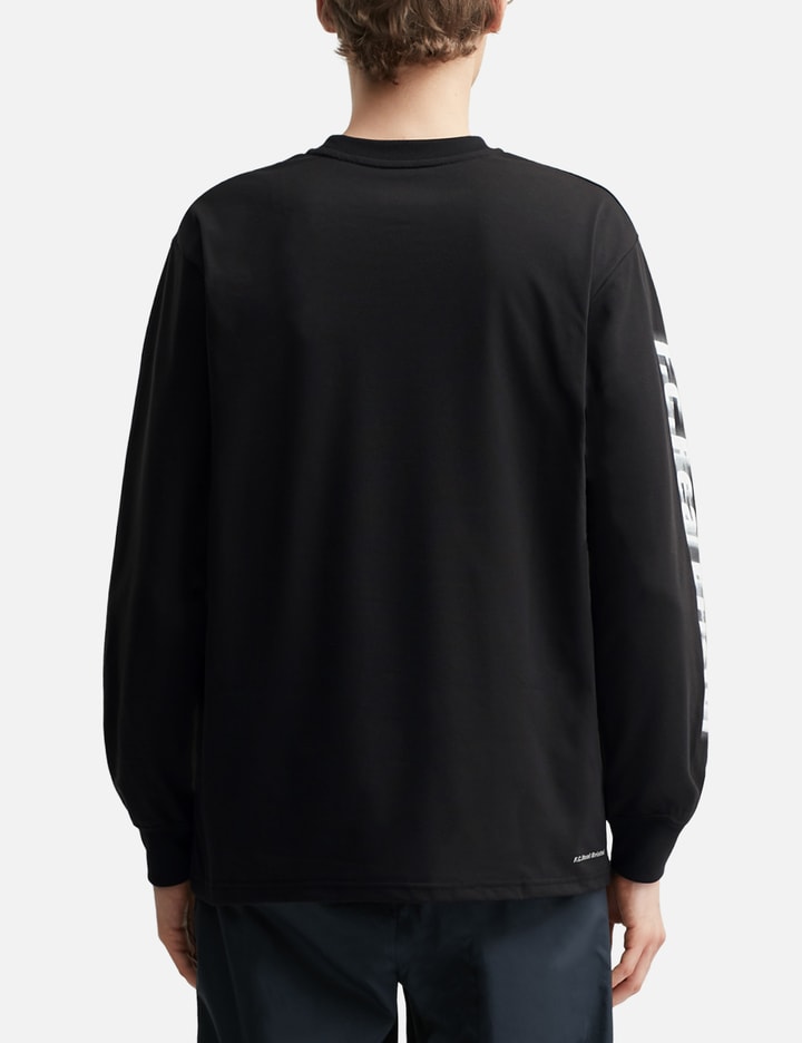 Blurred Logo Long Sleeve Team Pocket T-shirt