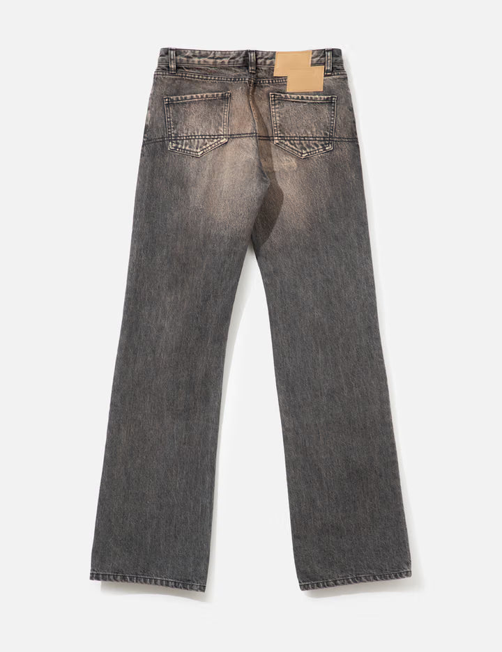 Low-Rise Slim-Wide Denim