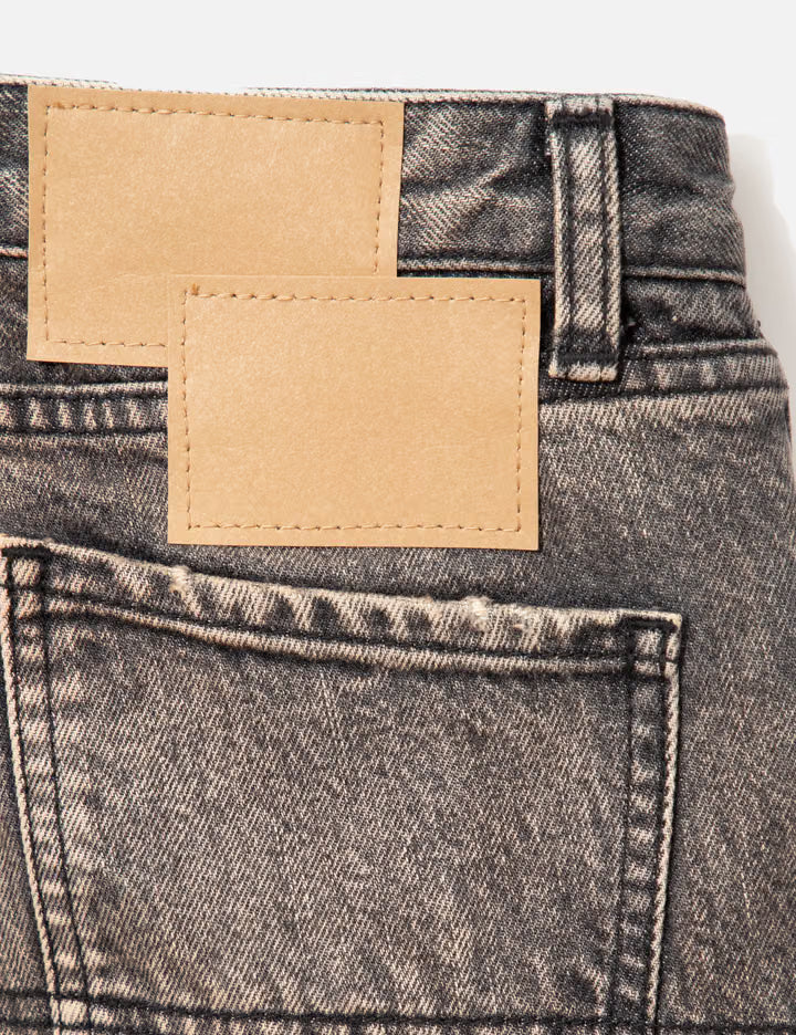 Low-Rise Slim-Wide Denim