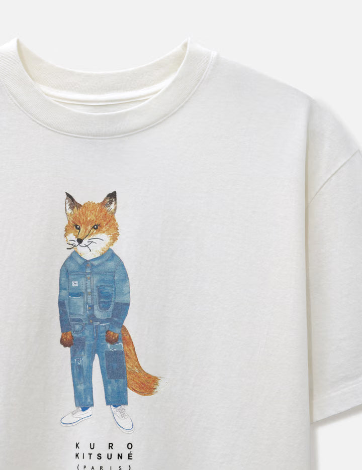 Maison Kitsuné X Kuro The Crafted Fox Tee