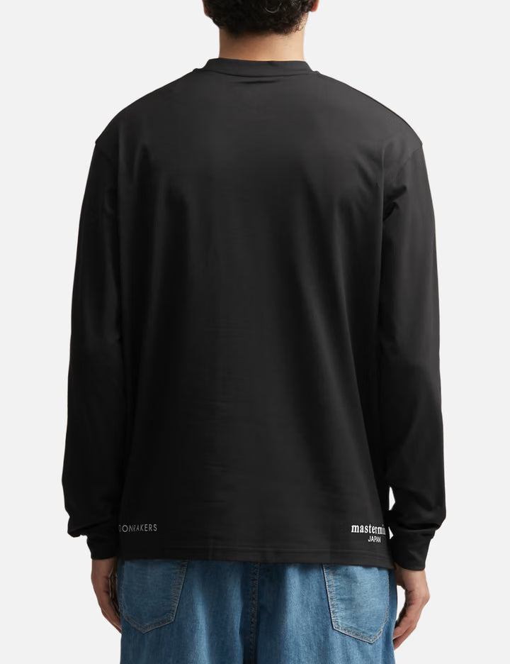 Mastermind Japan X MOONRAKERS Front Skull Long Sleeves T-Shirt Regular Fit