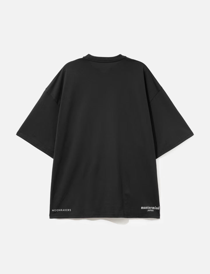 Mastermind Japan X MOONRAKERS Front Skull T-Shirt Boxy Fit Black