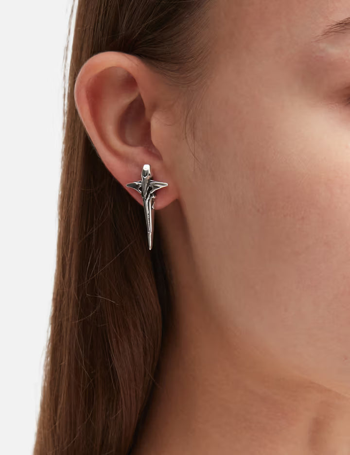Mechanic Cross Earrings