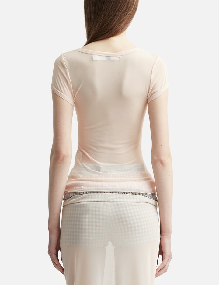 Jesus Christ Fold Sheer T-shirt