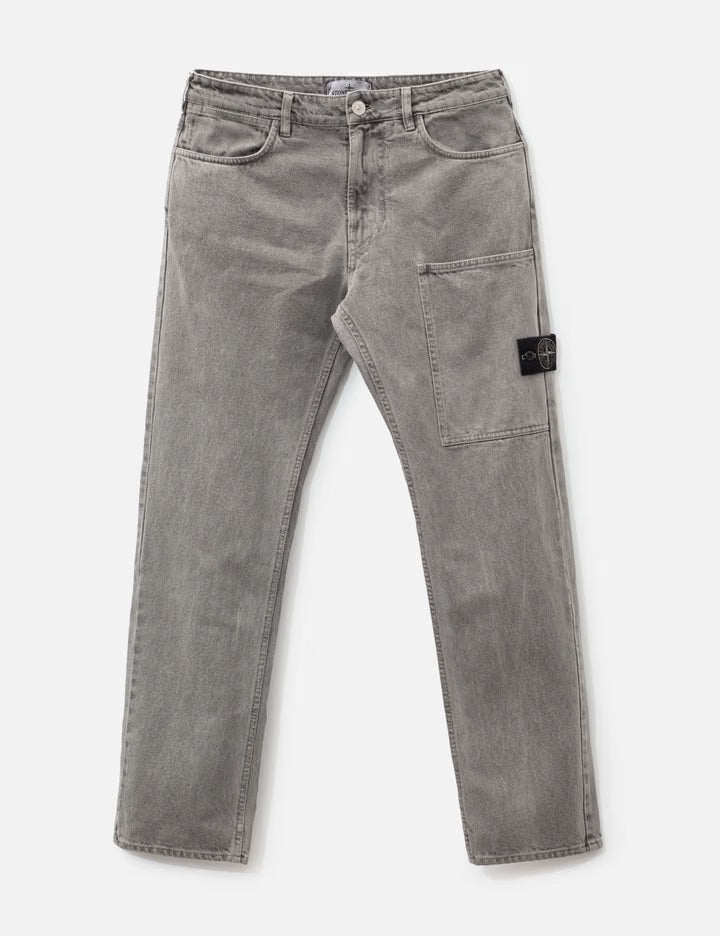 Mineral Dyed Cotton Gabardine-TC Chino Pants With Pockets
