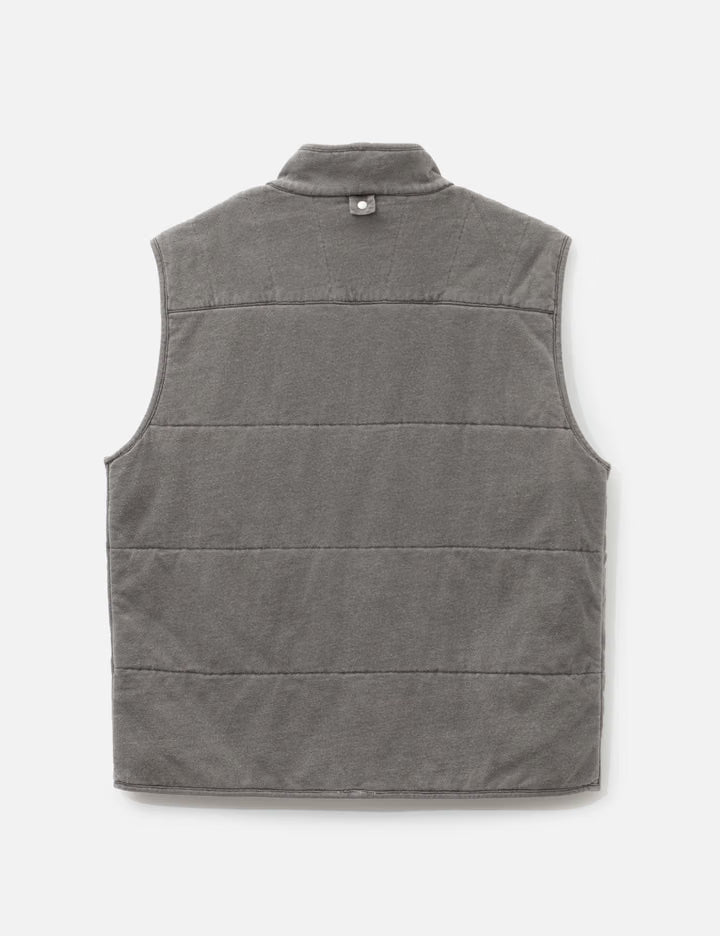 Mineral Dyed Cotton Gabardine-TC Jacket With Removable Vest