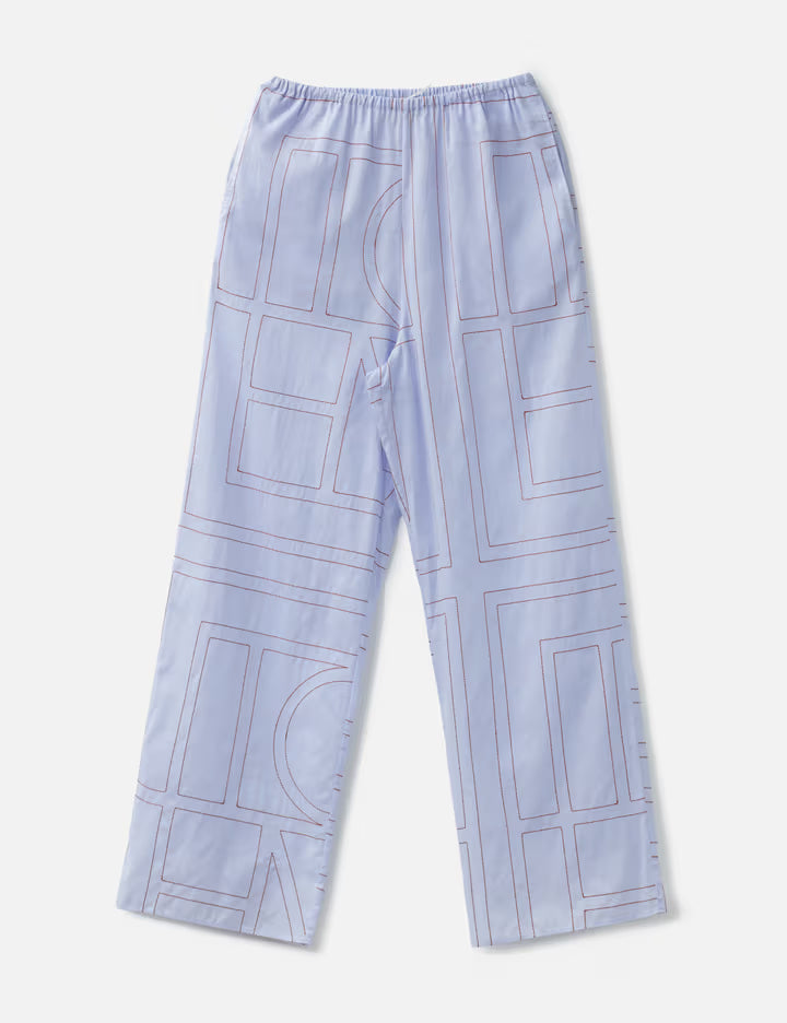Monogram Cotton-Blend PJ Bottoms
